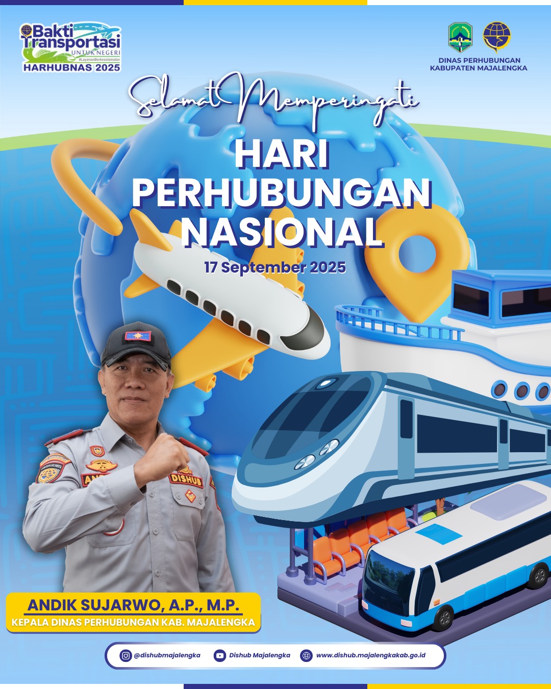 Selamat Hari Perhubungan Nasional 2025 17 September 2025 (Full view)